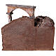 Casa con capanna colonna romana 28x30x20 presepe 10 cm s5