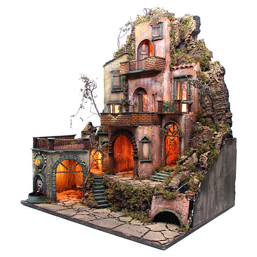 Stadtviertel, 3 Ebenen, neapolitanischer Stil, 100x80x60 cm 2