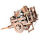 Cart of the evicted for Neapolitan Nativity, 24cm s6