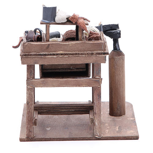 Banco del ciabattino 24 cm presepe napoletano 4
