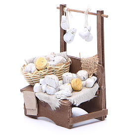 Crèche Napolitaine: Banc fromages 13x13x6 cm crèche napolitaine Crèche Napolitaine: Banc fromages 13x13x6 cm crèche napolitaine