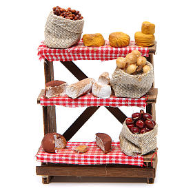 Presepe Napoletano: Banchetto olive e noci presepe napoletano 16x12x10 cm