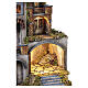 Village for Neapolitan Nativity with light and fountain measuring 60x40x40cm s3