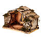 Hütte für heilige Familie 15X25X15 cm neapolitanische Krippe s2