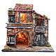 Country house with stable measuring 44x48x29cm for Neapolitan Nativity s1