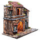 Country house with stable measuring 44x48x29cm for Neapolitan Nativity s3
