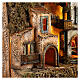 Illuminated village with mill, oven and fountain for Neapolitan Nativity 80x70x40cm s6