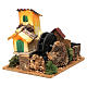 Nativity scene watermill 15x17x13 cm s2