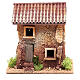 Chata do szopki z korka, 18x18x13 cm s1