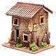Chata do szopki z korka, 18x18x13 cm s2