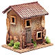 Chata do szopki z korka, 18x18x13 cm s3