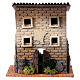 Casa em miniatura cortiça para presépio, 23x16x10 cm s5