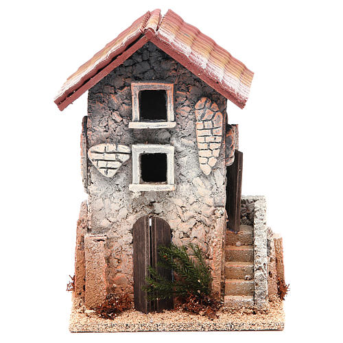 Casa in sughero 21x15x12 presepe 1