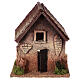 Casa rural miniatura para presépio cortiça 22x16x10 cm s1