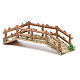 Brücke aus PVC für Krippe, Holzeffekt, 15x5x3 cm s2