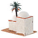 Maisonnette arabe avec palmier mod. assortis 12x7x13 cm s3