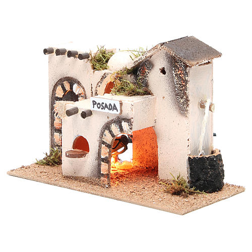 Taberna corcho 27x12xh.18 cm con luz 2
