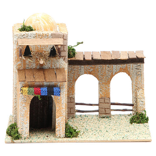 Arabian style house, assorted models, measuring 17x10x12cm 1