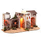 House with light and fire measuring 35x15x16cm s3
