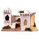 Casa árabe com luz para presépio 27x16x13 cm s1