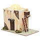 Arabian style house with ladder measuring 22x13x17cm s2