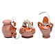 Bottigliette terracotta 3 cm modelli assortiti s2