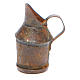 Metal jug with antique finish for nativities s1