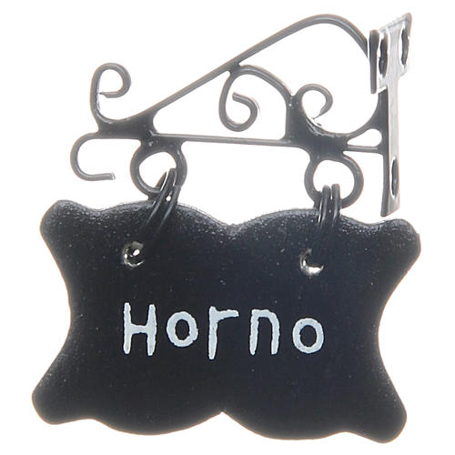Insegna Horno (forno) in SPAGNOLO per presepe 1