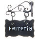 Sinal Herreria (ferreiro) em ESPANHOL bricolagem presépio s1