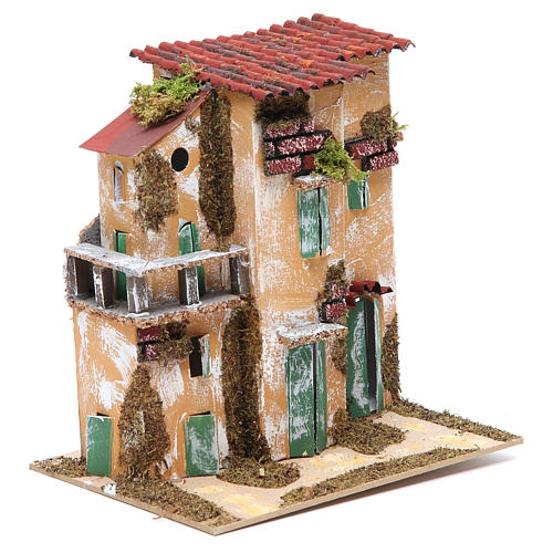 Nativity farmhouse with hens 21x21x16cm, assorted models 4