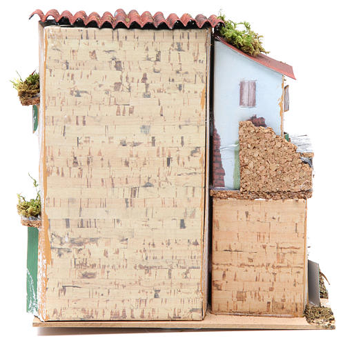 Nativity farmhouse with hens 21x21x16cm, assorted models 5
