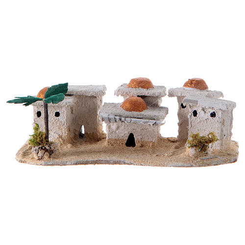 Nativity Arabian houses 8x15x10cm, assorted models 1