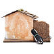 Casolare presepe 23x33x18 con forno lampada effetto fiamma s4