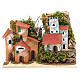 Nativity setting with castle 22x28x15cm s1