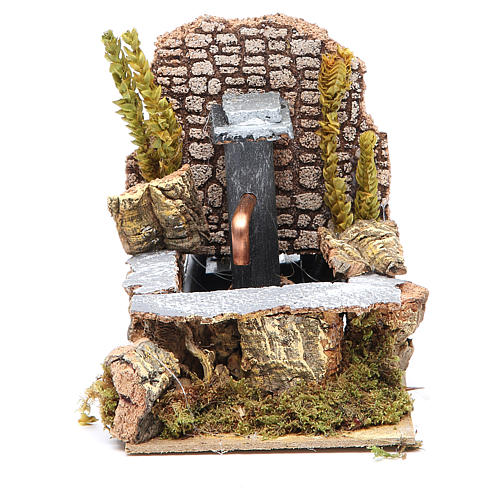 Electric fountain for nativities 14x10x15cm 1