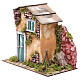 Setting for nativities with stable or fire, assorted models 23x28x15cm s3