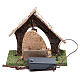 Nativity stable 15x15x15cm with lantern and Holy Family of 5cm s4