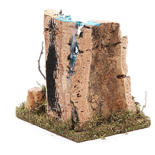 Waterfall with start of river, nativity accessory measuring 13x12x10cm 4
