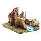 Pond with fisherman for nativities 10x20x13cm s3