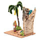 Oaza z wędrowcem do szopki 13x10x16 cm s2