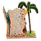Oaza z wędrowcem do szopki 13x10x16 cm s4