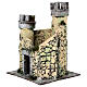 Castello in resina e sughero presepe napoletano 21x19x17 cm s2