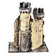 Castle in resin and cork 21x19x17cm for Neapolitan nativity s4
