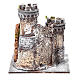 Château crèche Naples en résine et liège 17x15x15 cm s4