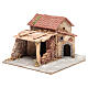 Houses in cork & resin Neapolitan Nativity 20x28x26 cm s3