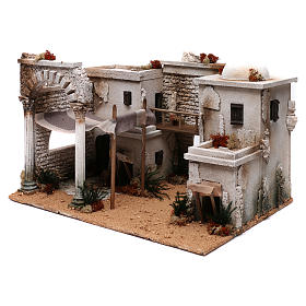 Ambientazioni, botteghe, case, pozzi: Ambientazione araba per presepe 31x50x36 cm