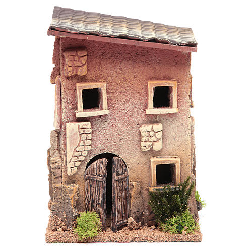 Haus Krippe 23x15x12cm 1