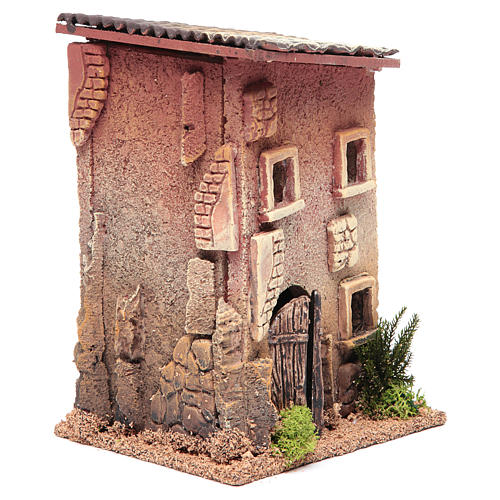 Haus Krippe 23x15x12cm 3