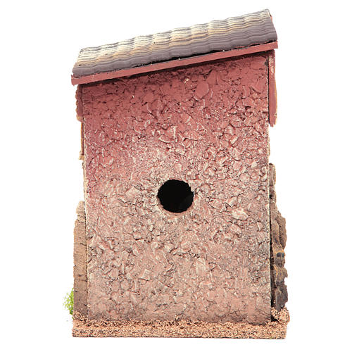 Haus Krippe 23x15x12cm 4