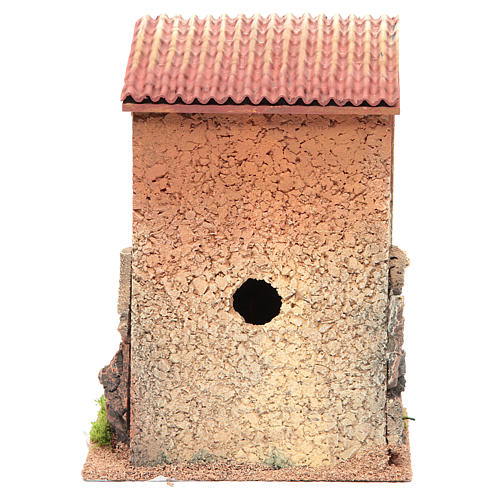 Casa con escalera belén 25x18x14 para 6 cm 4
